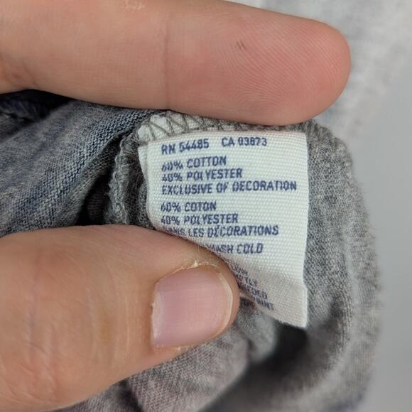 American Eagle Outfitters Men’s V-Neck Striped Tee XS Athletic Fit Gray Blue Red - Picture 5 of 5